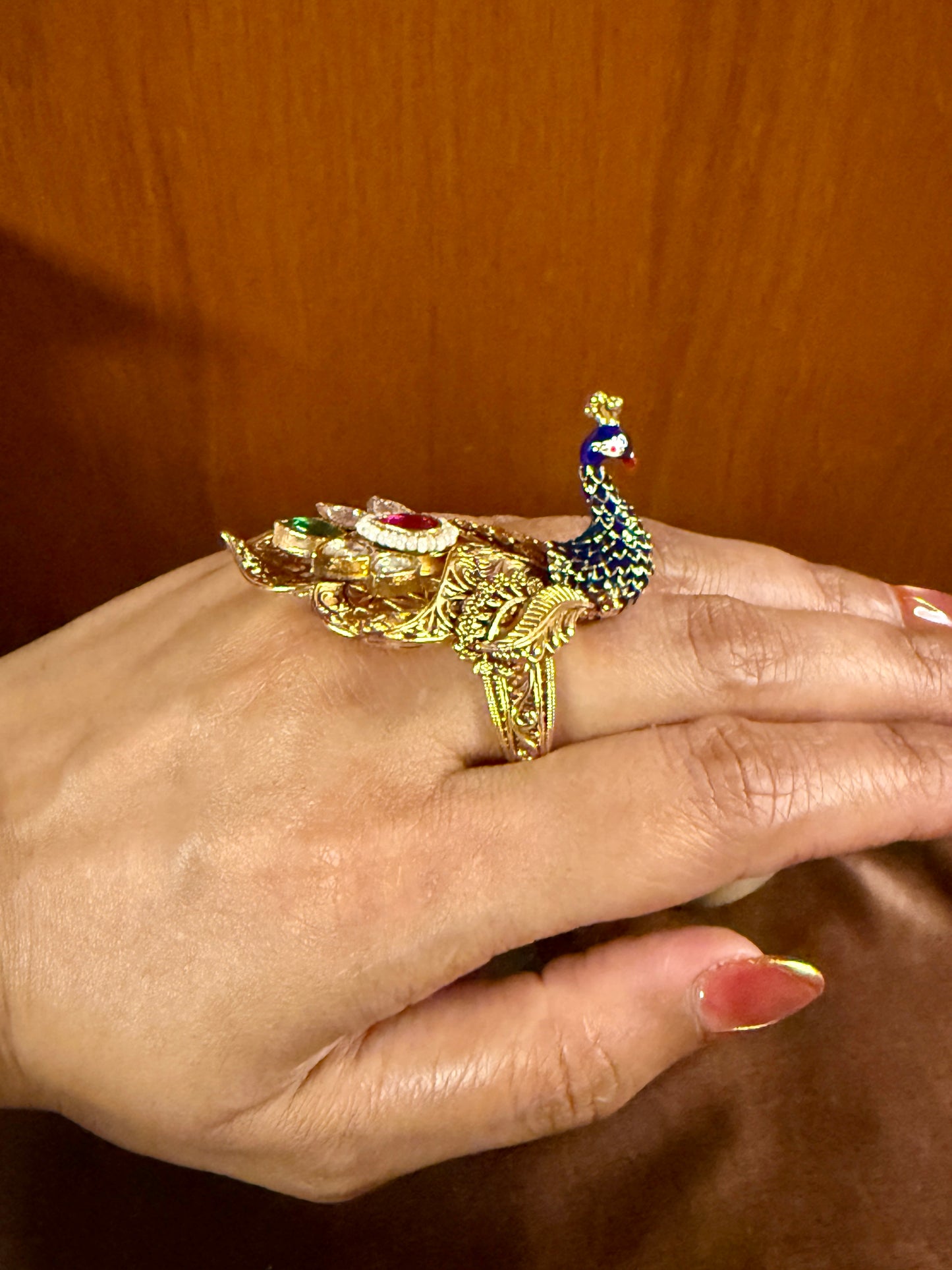 Neelmayuri Statement Ring