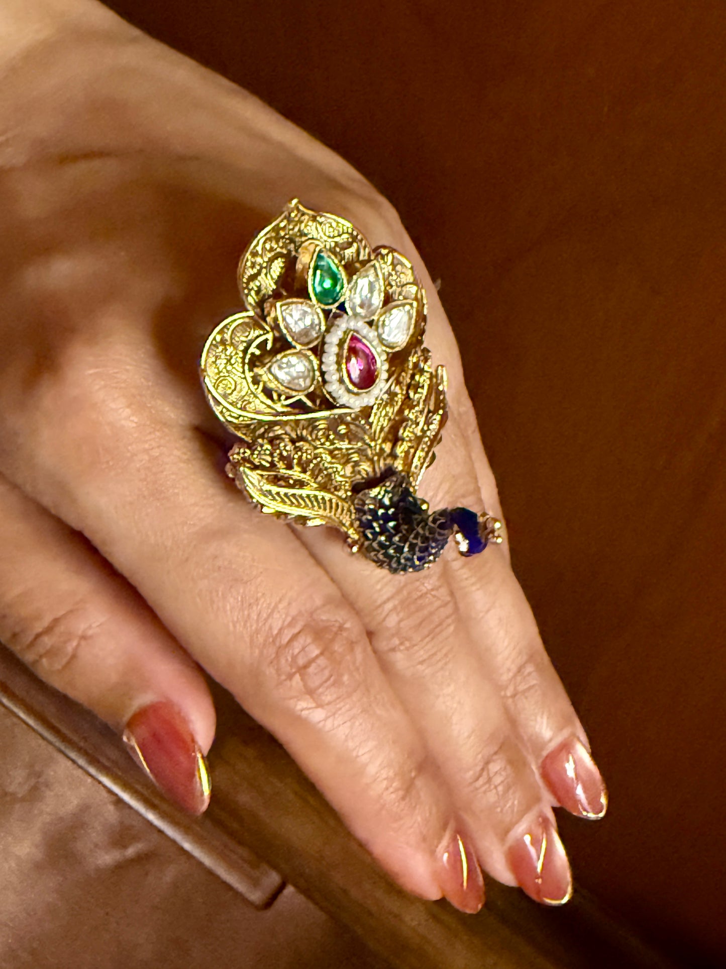 Neelmayuri Statement Ring