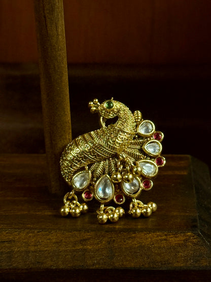 Mayurika Heritage Statement Ring