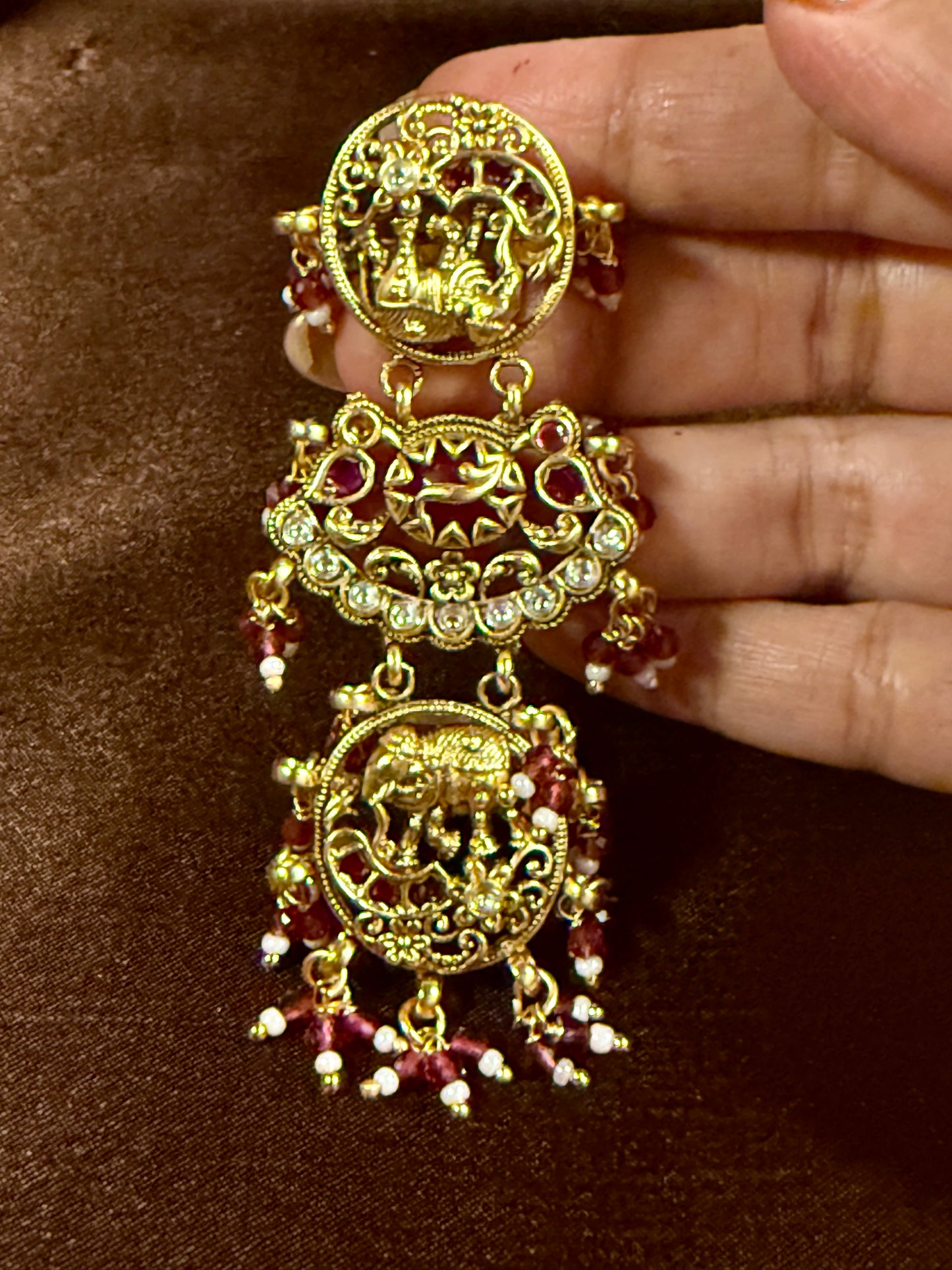 Gajeshwari Heritage Full Finger Ring