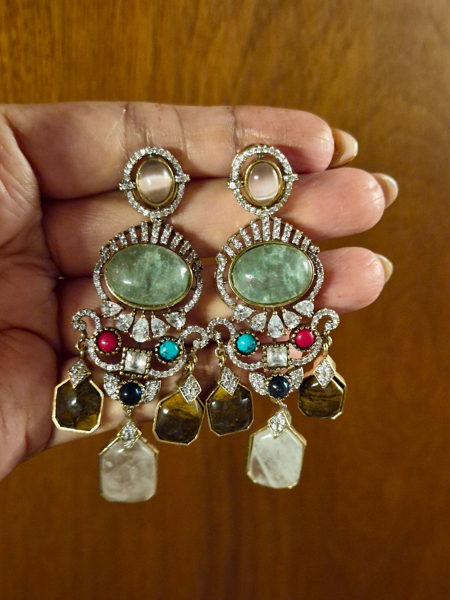 Samrika Sage Earrings