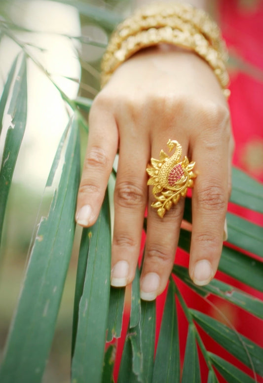 Mayura Antique Statement Antique Ring