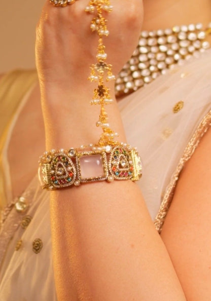 Chandrika – Moonstone Heritage Kada Bangle