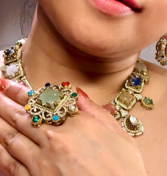 Mahavika Sage Imperial Statement Ring