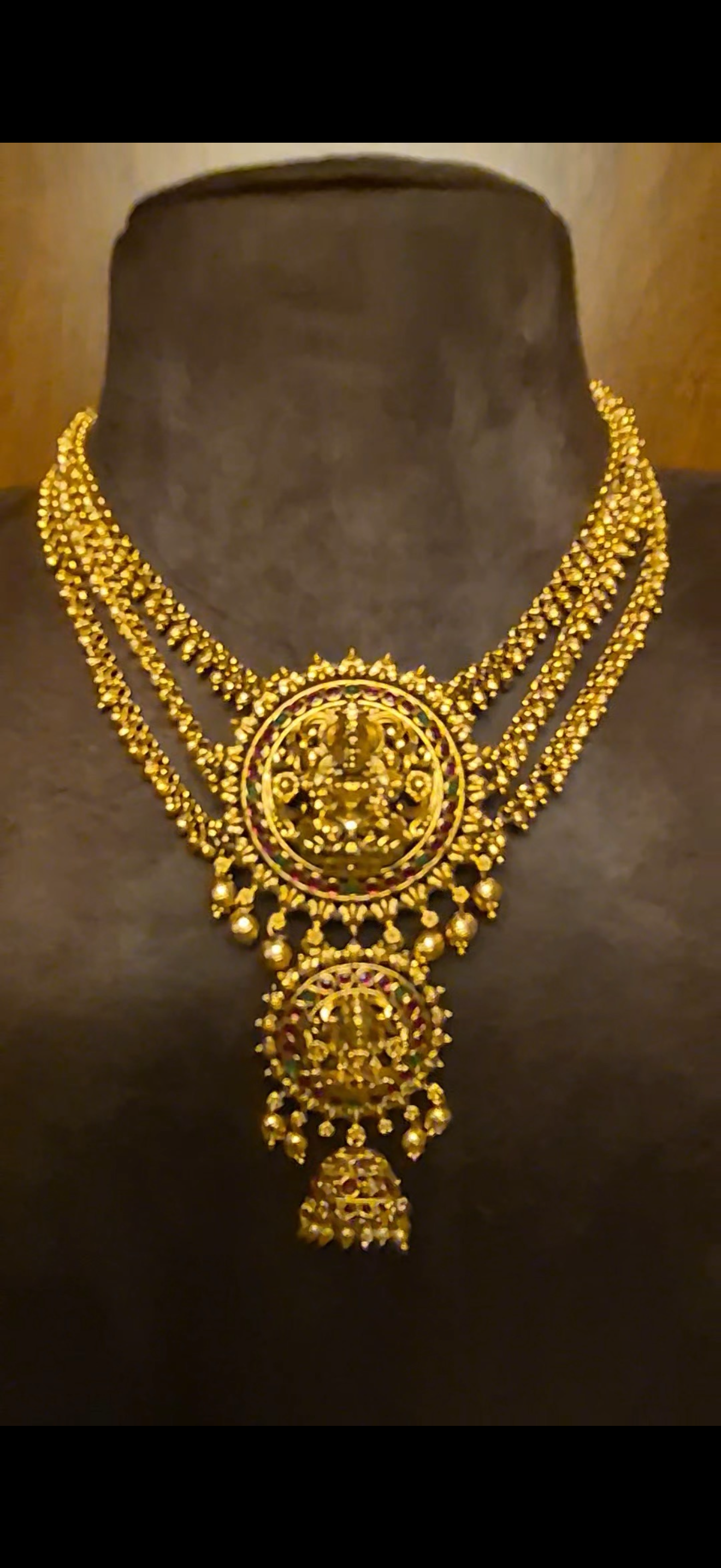 Mahalakshmi Keshabharana – Jadau Kundan Hair Accessory