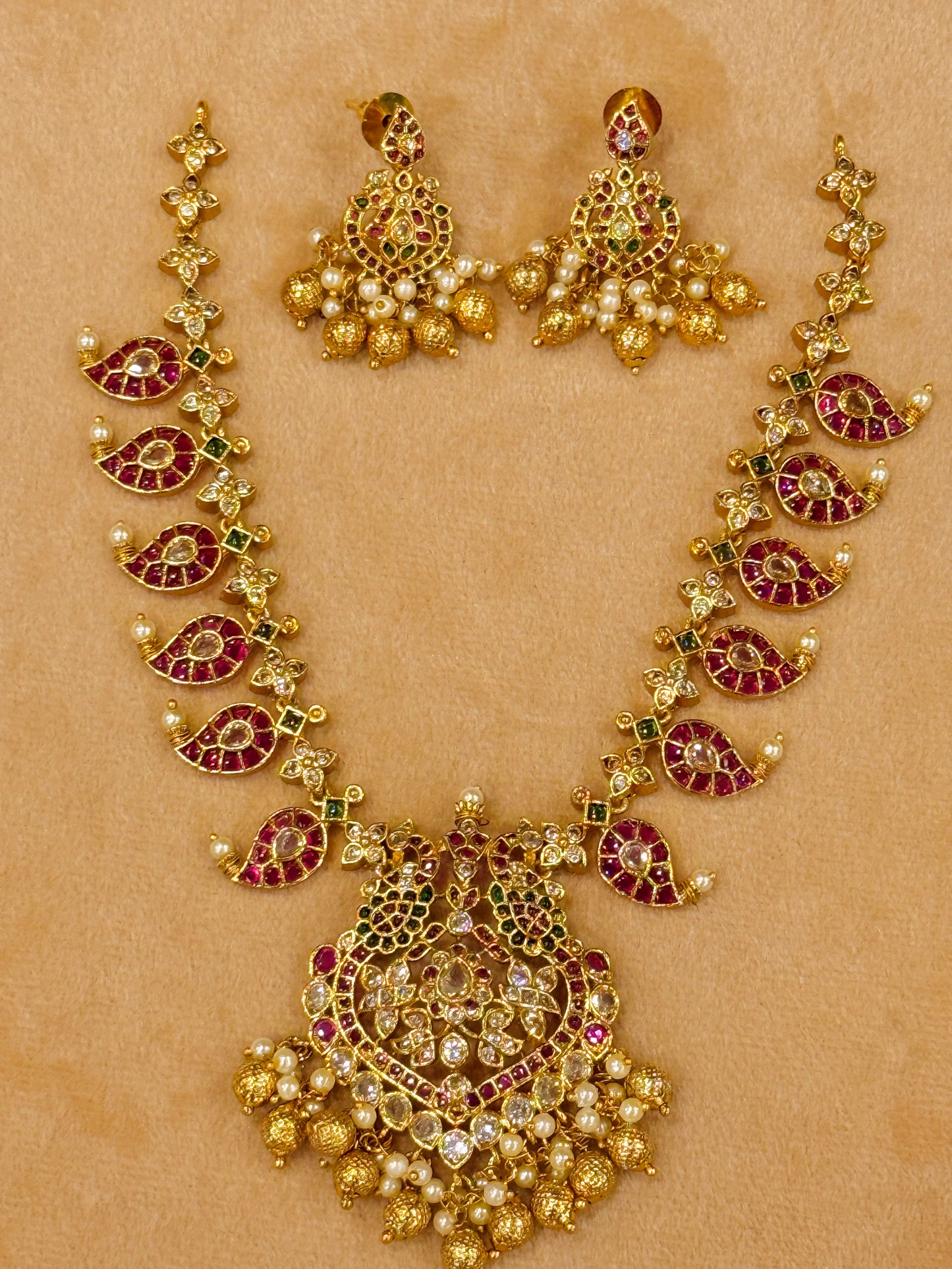 Manga Abharanam Necklace Set