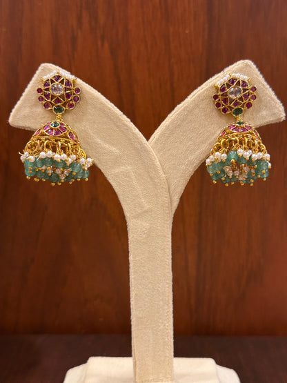 Tarangini Trimaya – Premium Kemp & Kundan Three-Way Convertible Choker