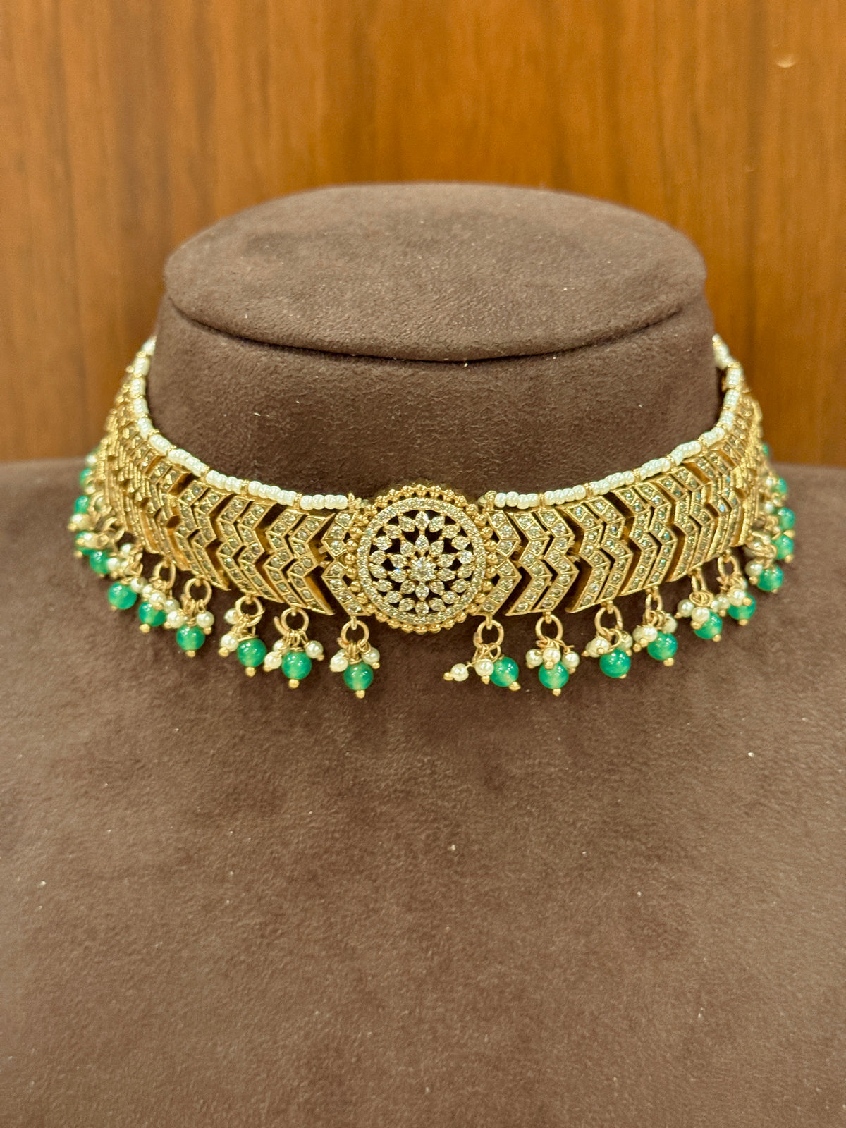 Triveni Kantika – Zircon Three-Way Convertible Choker