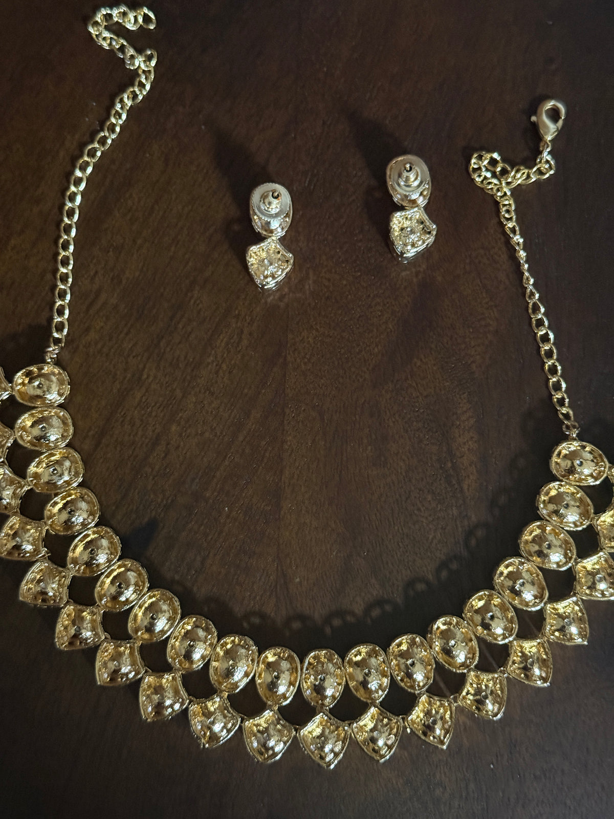 Samaira – Geometric Indo-Western Moissanite Necklace Set
