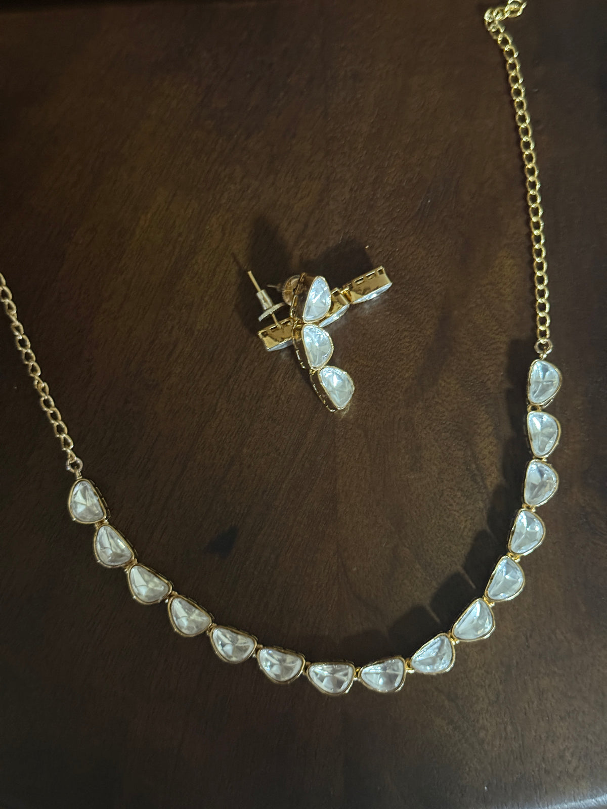 Mahira – Indo-Western Moissanite Necklace Set