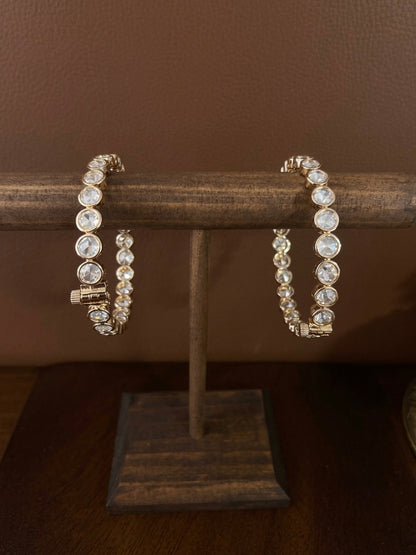 Ishani – Moissanite Bangles Set