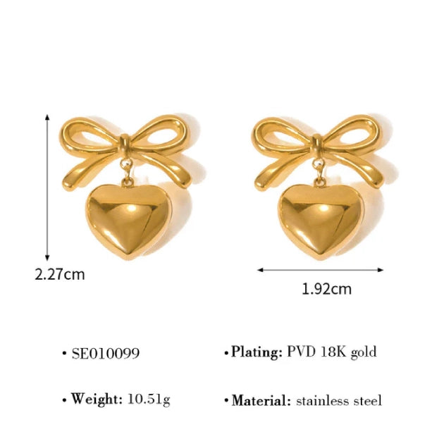 Heart & Knot Drops