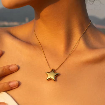 Stellar Star Charm and Chain
