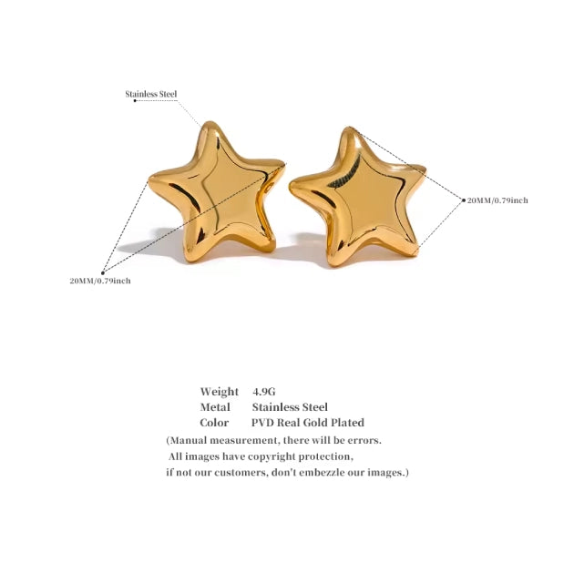 Stellar Star Studs