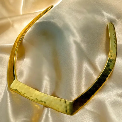 Nebula Square Brass Necklace – Bold. Sculptural. Timeless.