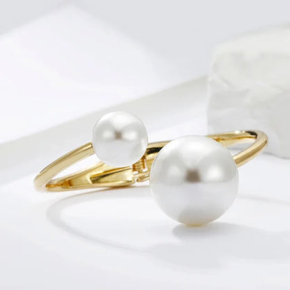 18k Gold Plated Pearl Ball Bracelet -