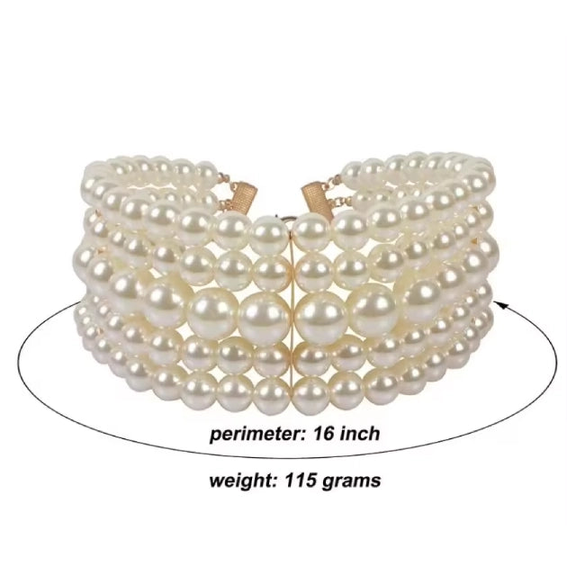 Pearl Choker Set
