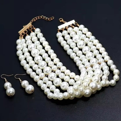 Pearl Choker Set