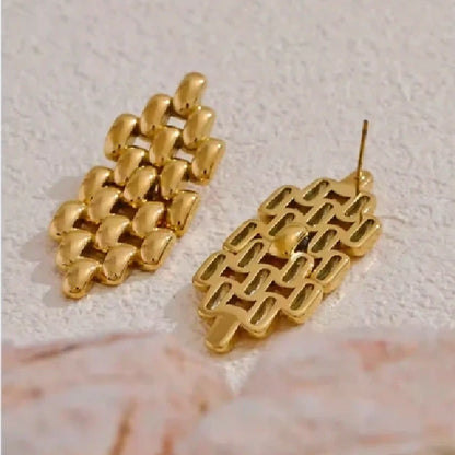 Woven Cube Studs