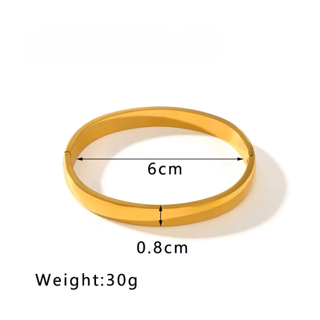Plain Stacking Bangle Bracelets