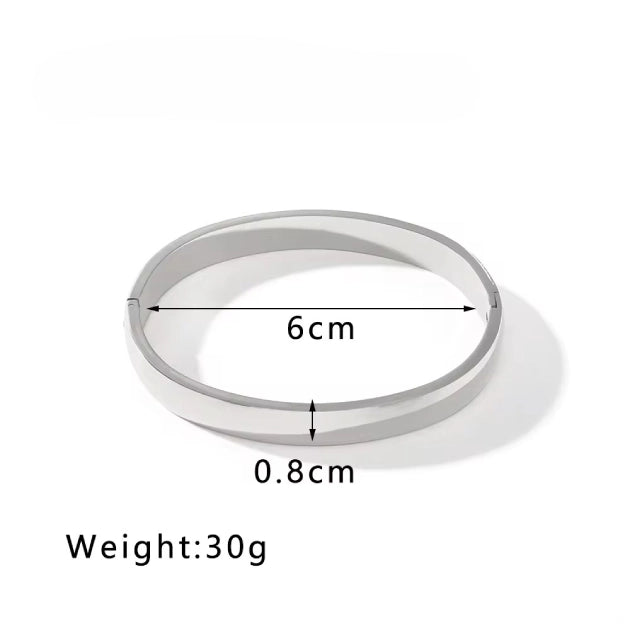 Plain Stacking Bangle Bracelets