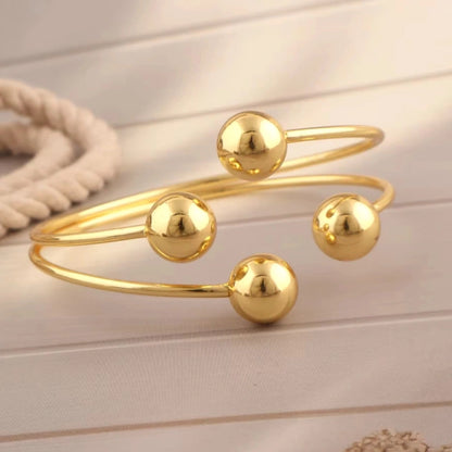 Quad Bead Cuff Bracelet