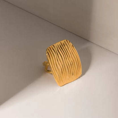 Rectangular Textured Jewellery Set