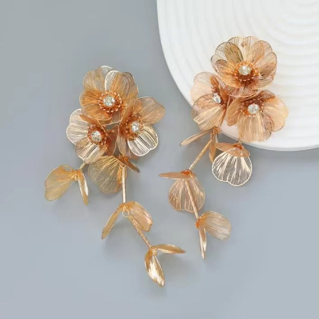 Luxe Blooming Statement Danglers