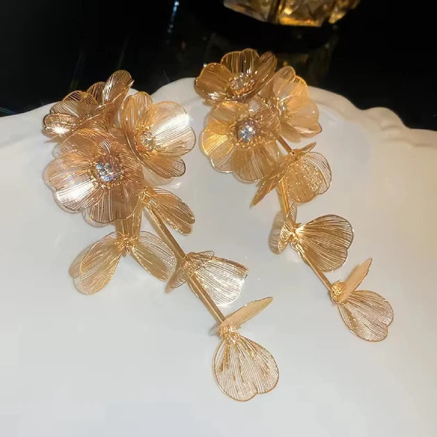 Luxe Blooming Statement Danglers