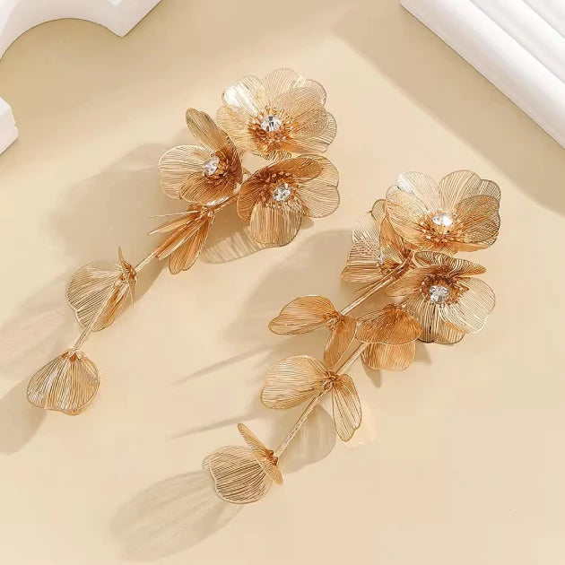 Luxe Blooming Statement Danglers