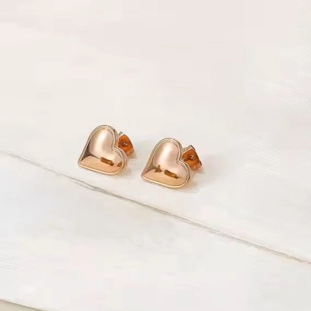 Rose Gold Heart Set