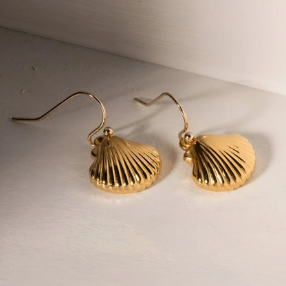 Sea Shell Hoops