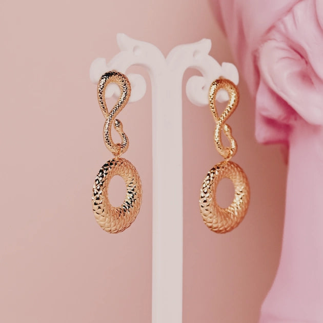 Serpentine Drop Earrings