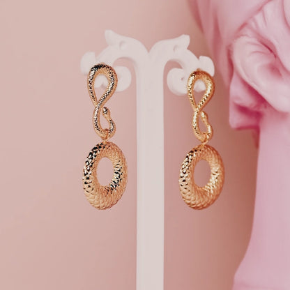 Serpentine Drop Earrings