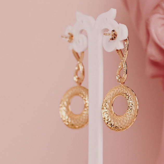Serpentine Drop Earrings