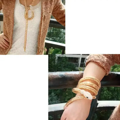 Serpentine Wrap Necklet