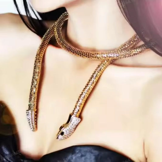 Serpentine Wrap Necklet