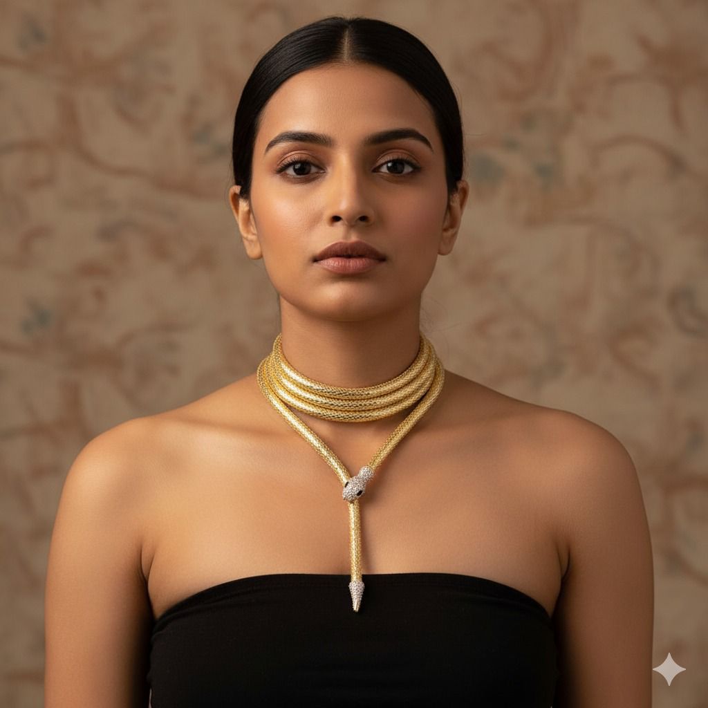 Serpentine Wrap Necklet