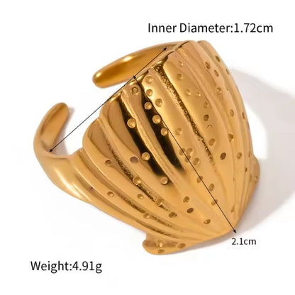 Shell Statement Ring