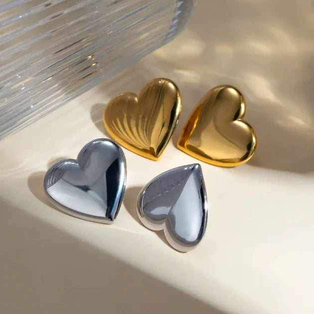 Sweet Little Heart Studs