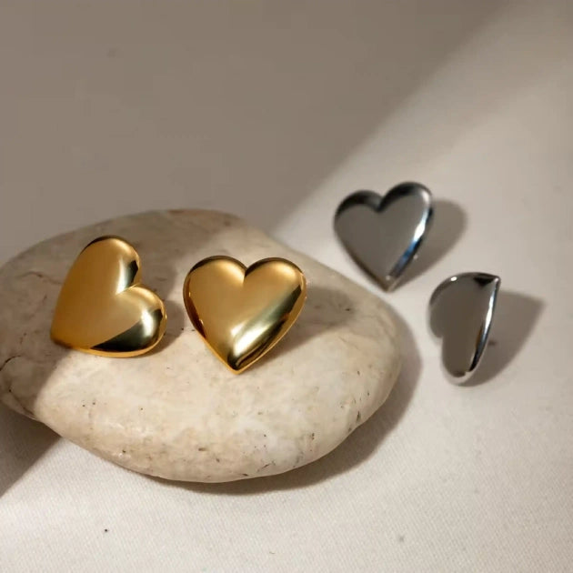 Sweet Little Heart Studs