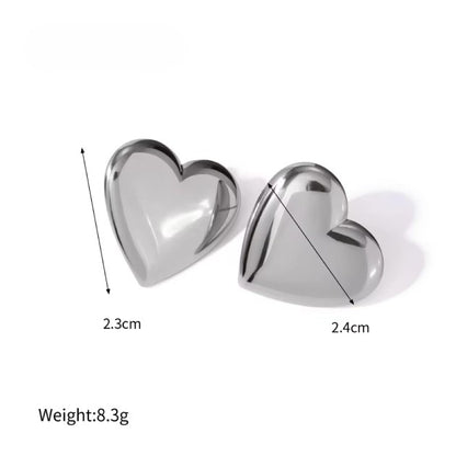Sweet Little Heart Studs
