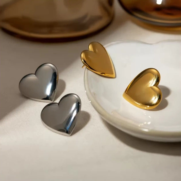 Sweet Little Heart Studs