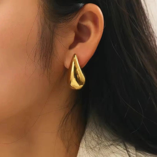 Small Tear Drop Studs
