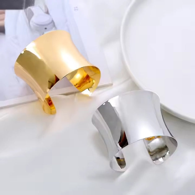 Zolara Glossy Trendy Cuff Bracelet