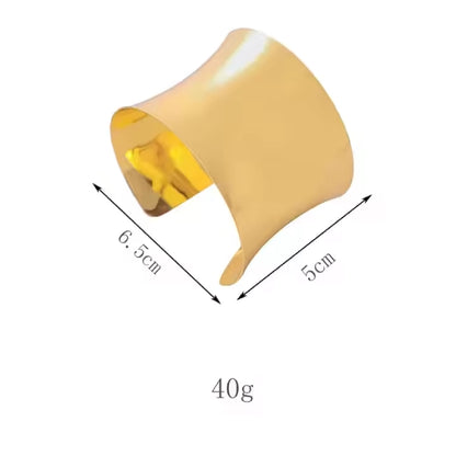 Zolara Glossy Trendy Cuff Bracelet