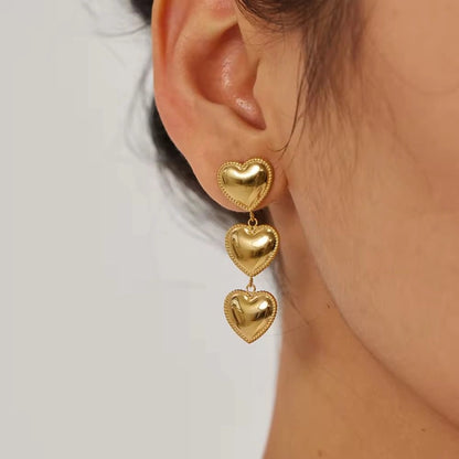 Smooth Little Hearts Jewellery Set
