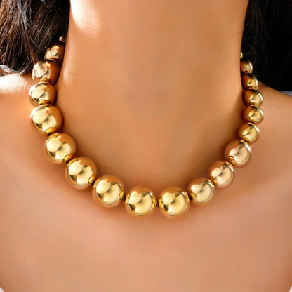 Gorgeous Gold Orb Necklace