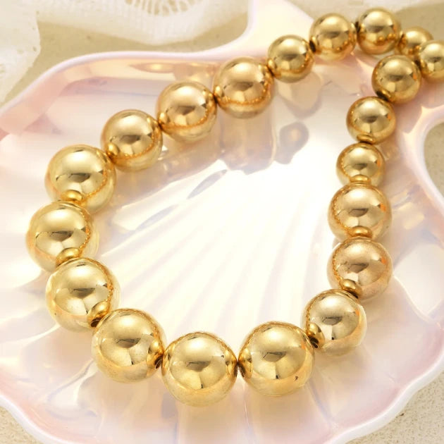 Gorgeous Gold Orb Necklace