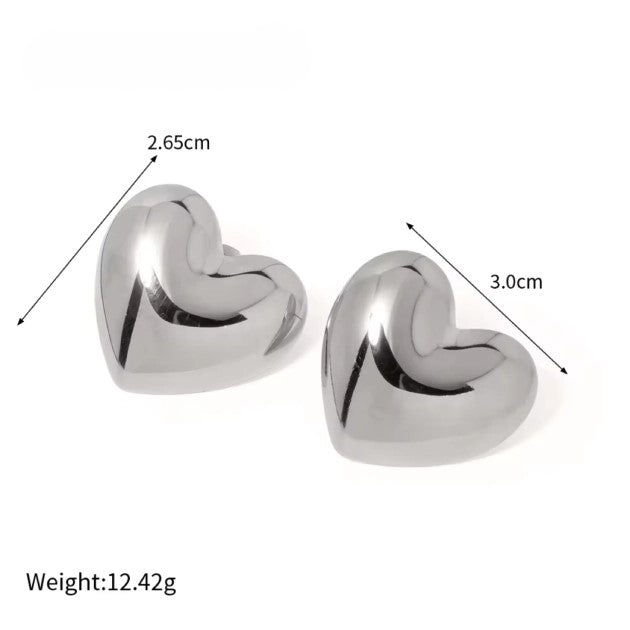 Pure Heart Statement Studs